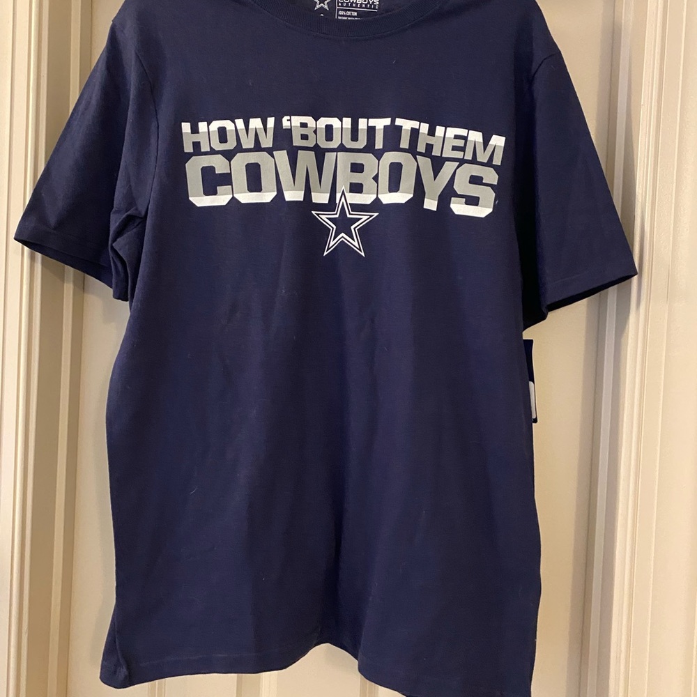NFL NWT Navy Cowboys Short Sleeve Tee